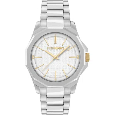 Plein Sport Onyx Bracelet Watch In Silver