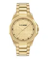 Plein Sport Onyx Ultra Bracelet Watch In Gold