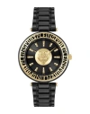 Plein Sport Opium Watch With Black Sunray Dial In Black
