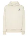 Plein Sport Oversize Zipped Hoodie Sweatshirt Ls Scratch In Grey
