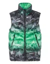Plein Sport Camouflage-pattern Padded Vest In Blue