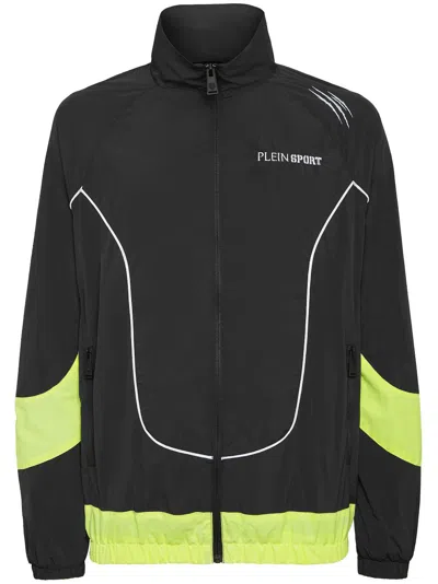 PLEIN SPORT PANELLED BOMBER JACKET