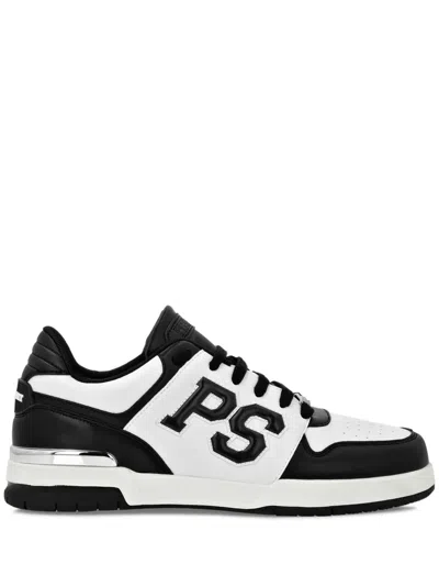 Plein Sport Panelled Sneakers In Black