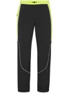 Plein Sport Panelled Track Pants In Black