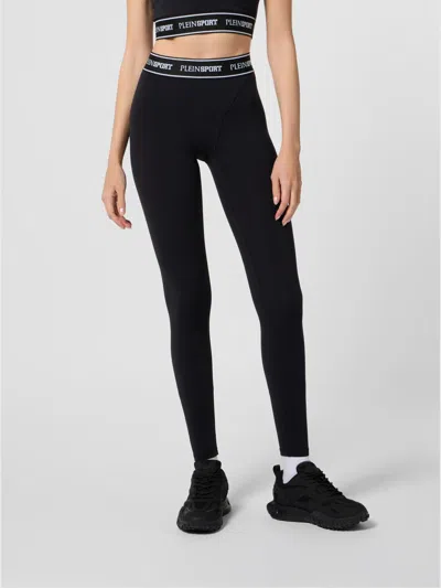 Plein Sport Pants Woman In Black