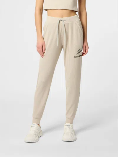 Plein Sport Pants Woman In White