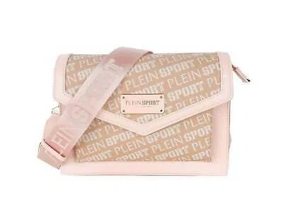 Pre-owned Plein Sport Pastel Pink Crossbody Elegance With Chic Keychain