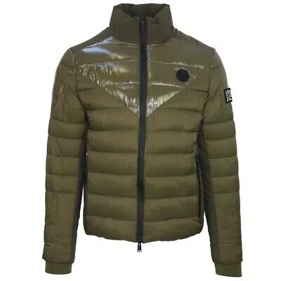 Pre-owned Plein Sport Plain Quilted Green Jacket