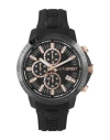 Plein Sport Men's Chronograph Date Quartz Plein Gain Black Silicone Strap Watch 43mm In Black