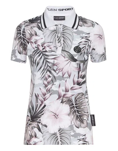 Plein Sport Polo Shirt Ss In Pink