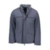 Plein Sport Blue Polyester Jacket In Blue