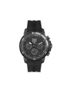 Plein Sport Powerlift Chronograph Watch In Black