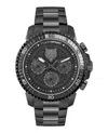 Plein Sport Powerlift Chronograph Watch In Black