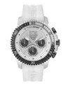 Plein Sport Powerlift Chronograph Watch In Silver