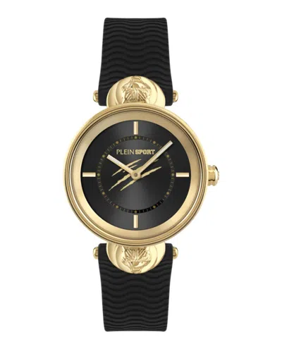 Plein Sport Quartz Movement Watch With Yellow Gold Case