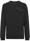 Plein Sport Sweatshirt Ls Racing In Black