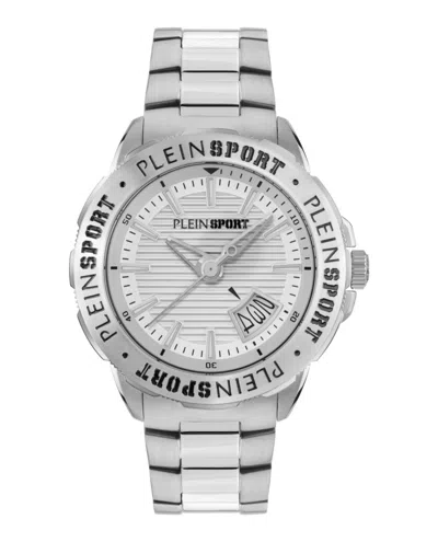 Plein Sport Rampage Bracelet Watch With Silver Enamel Dial In Metallic