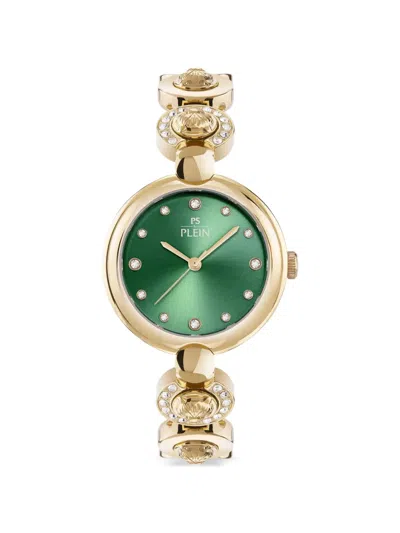 Plein Sport Rebel 32mm Watch In Green