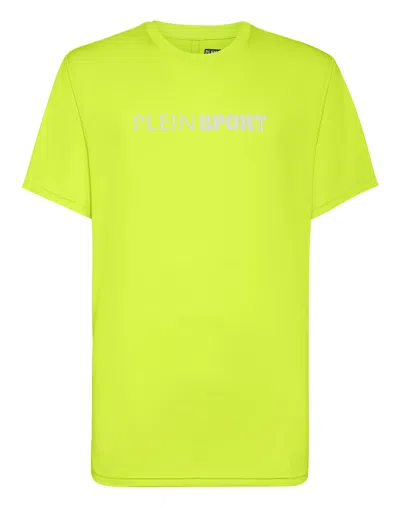 Plein Sport Reflective T-shirt Round Neck Ss In Multi