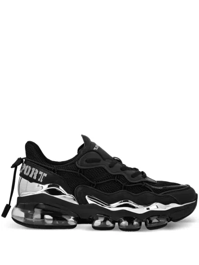 Plein Sport Runner Ps Sneakers In Black