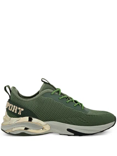 Plein Sport Runner Ps Sneakers In Green