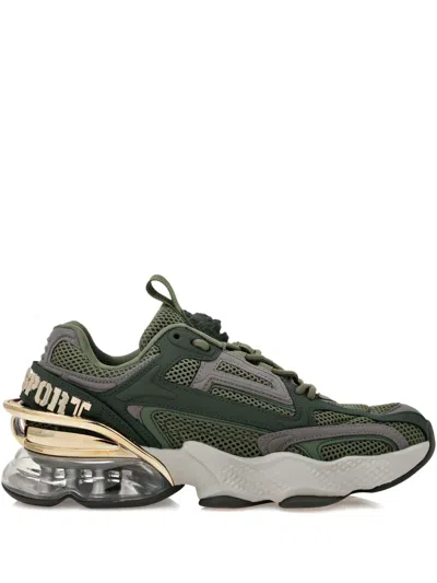 Plein Sport Runner Ps Thunder Mix Sneakers In Gray