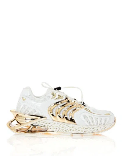 Plein Sport Runner Sneaker The Thunder Stroke Gen.x.2. Unisex In White