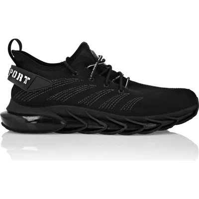 Plein Sport Runner Sneaker Unisex In Black