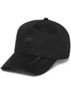 Plein Sport Scratch Baseball Cap In Black