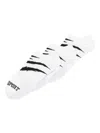 Plein Sport Scratch-print Socket Socks (pack Of Three) In White