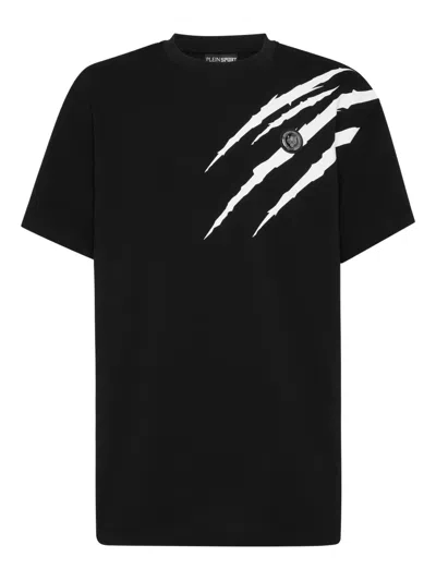 Plein Sport Scratch Regular T-shirt In Black