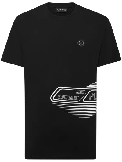 Plein Sport Short Sleeve T-shirt In Black