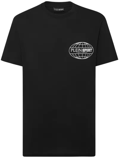 Plein Sport Short Sleeve T-shirt In Black
