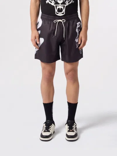 Plein Sport Shorts Men In Black