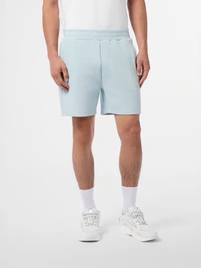 Plein Sport Pique Jogging Shorts Icon Men In Blue