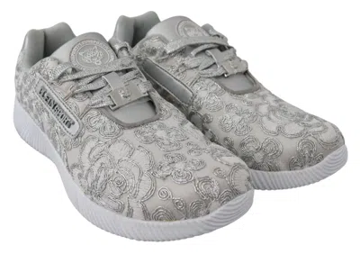 Plein Sport Silver Polyester Runner Joice Trainers