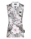Plein Sport Sleeveless Polo Shirt In Multi