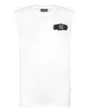 Plein Sport T-shirt Round Neck Ss Global Express Edition In White