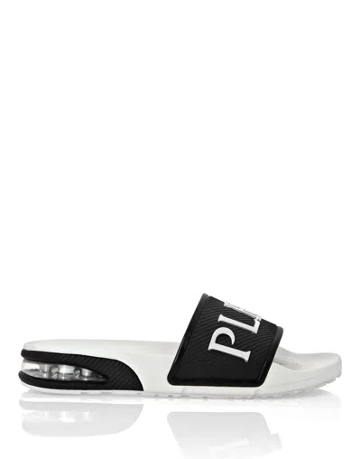 Plein Sport Logo-print Slides In Multi