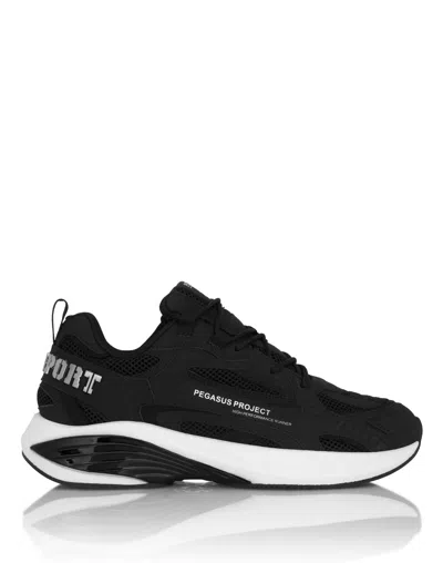 Plein Sport Sneakers Pegasus Project In Black