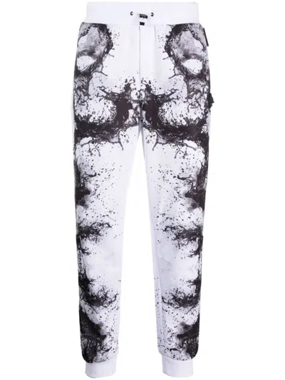 Plein Sport Splash Extreme Track Pants In White