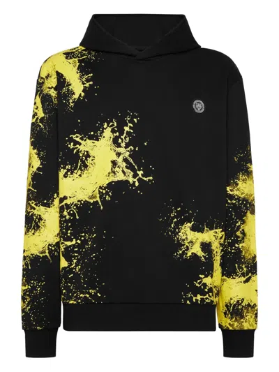 Plein Sport Splash Hooded Sweatshirt In Multi