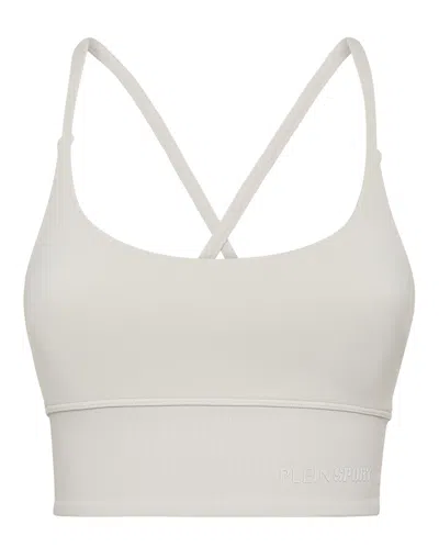 Plein Sport Sport Bra In Gray