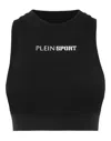 Plein Sport Logo-printed Performance Tank Top In Black