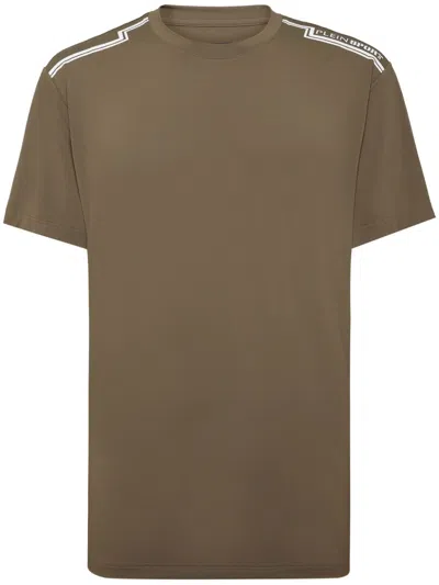 Plein Sport Ss Logo-print T-shirt In Green