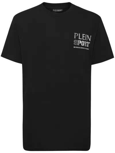 Plein Sport Ss Tiger T-shirt In 黑色