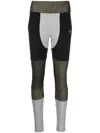 Plein Sport Statement Stretch Leggings In Black