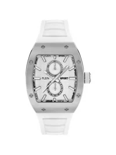 Plein Sport Stormbreaker Silicone Watch In Black