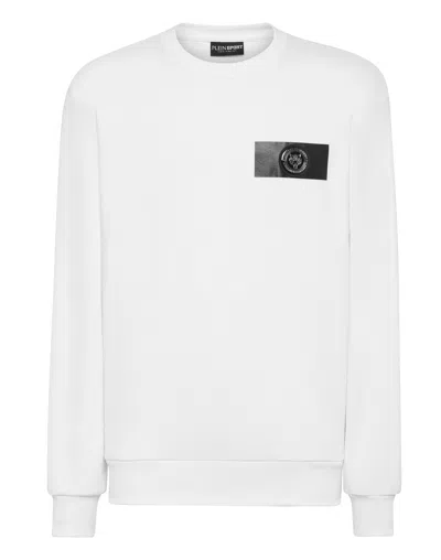 Plein Sport Sweatshirt Ls In White