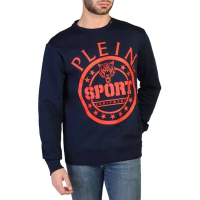 Pre-owned Plein Sport Sweatshirt  Fips208_85 Gr S M L Xl Xxl+ Hoody Sweater Pullover Kaputz In Blau